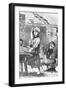 Engraving of Children Working in a Factory-null-Framed Giclee Print