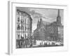 Engraving of Eisenstadt Town Square-null-Framed Giclee Print