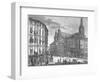 Engraving of Eisenstadt Town Square-null-Framed Giclee Print