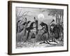 Engraving of Frog and Insect Musicians-null-Framed Giclee Print