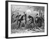 Engraving of Frog and Insect Musicians-null-Framed Giclee Print