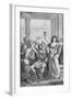 Engraving of Hannibal and His Men Celebrating in Capua-null-Framed Giclee Print