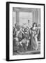 Engraving of Hannibal and His Men Celebrating in Capua-null-Framed Giclee Print