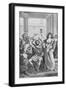 Engraving of Hannibal and His Men Celebrating in Capua-null-Framed Giclee Print