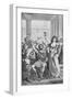 Engraving of Hannibal and His Men Celebrating in Capua-null-Framed Giclee Print