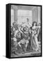 Engraving of Hannibal and His Men Celebrating in Capua-null-Framed Stretched Canvas