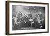 Engraving of Jefferson Davis and His Cabinet-null-Framed Giclee Print