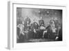 Engraving of Jefferson Davis and His Cabinet-null-Framed Giclee Print