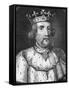 Engraving of King Edward II of England-null-Framed Stretched Canvas