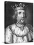 Engraving of King Edward II of England-null-Stretched Canvas