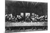 Engraving of Last Supper by Da Vinci-null-Mounted Giclee Print