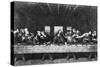 Engraving of Last Supper by Da Vinci-null-Stretched Canvas