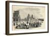 Engraving of Marketplace in Mexico-null-Framed Giclee Print