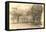 Engraving of Monticello, Charlottesville, Virginia-null-Framed Stretched Canvas