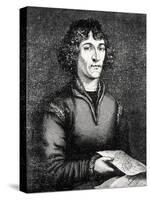 Engraving of Nicolas Copernicus, Polish Astronomer-Jeremy Burgess-Stretched Canvas