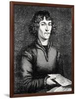 Engraving of Nicolas Copernicus, Polish Astronomer-Jeremy Burgess-Framed Photographic Print