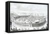 Engraving of Roman Boat Arena-Fischer von Erlach-Framed Stretched Canvas