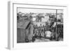 Engraving of Settling of an Oklahoma Town-null-Framed Giclee Print