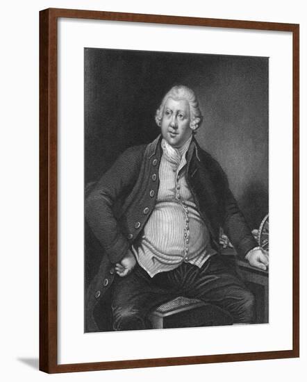 Engraving of Sir Richard Arkwright-null-Framed Giclee Print