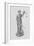 Engraving of Statue of Justice Holding the Scales-null-Framed Giclee Print