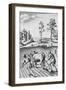 Engraving of Strip Farming by Wenceslaus Hollar-null-Framed Giclee Print