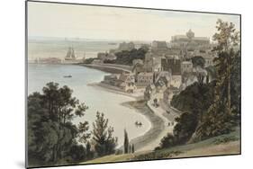 Engraving of Sussex: View of Rye-William Daniell-Mounted Giclee Print
