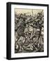 Engraving of the Battle of Poitiers-null-Framed Giclee Print