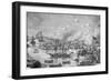 Engraving of the Bombardment of Canton by the English-null-Framed Giclee Print