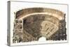 Engraving of the Colosseum in Rome-null-Stretched Canvas