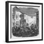 Engraving of the Revolution in Germany in 1848-null-Framed Giclee Print