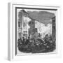 Engraving of the Revolution in Germany in 1848-null-Framed Giclee Print