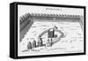 Engraving of the Temple of Mecca-null-Framed Stretched Canvas