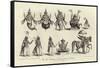 Engraving of the Ten Avatars of Vishnu-null-Framed Stretched Canvas