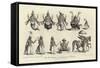 Engraving of the Ten Avatars of Vishnu-null-Framed Stretched Canvas