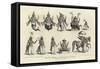 Engraving of the Ten Avatars of Vishnu-null-Framed Stretched Canvas