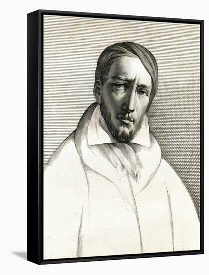 Engraving of Theodore Gericault-null-Framed Stretched Canvas