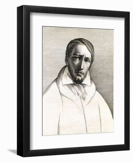 Engraving of Theodore Gericault-null-Framed Giclee Print