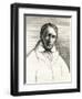 Engraving of Theodore Gericault-null-Framed Giclee Print