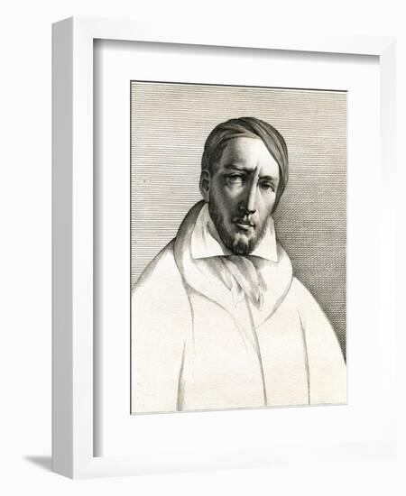 Engraving of Theodore Gericault-null-Framed Giclee Print