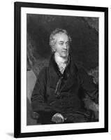 Engraving of Thomas Young-null-Framed Giclee Print