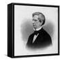 Engraving of William Seward, American Statesman and Secretary of State under President Lincoln-null-Framed Stretched Canvas