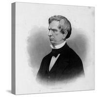 Engraving of William Seward, American Statesman and Secretary of State under President Lincoln-null-Stretched Canvas