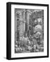 Engraving of Workers at a London Warehouse-Gustave Doré-Framed Giclee Print