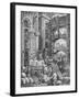 Engraving of Workers at a London Warehouse-Gustave Doré-Framed Giclee Print