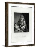 Engraving Print of Grinling Gibbons-Samuel Freeman-Framed Giclee Print