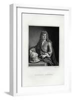 Engraving Print of Grinling Gibbons-Samuel Freeman-Framed Giclee Print