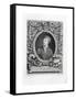 Engraving Print of William Kent-J.W. Cook-Framed Stretched Canvas