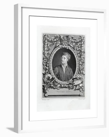 Engraving Print of William Kent-J.W. Cook-Framed Giclee Print