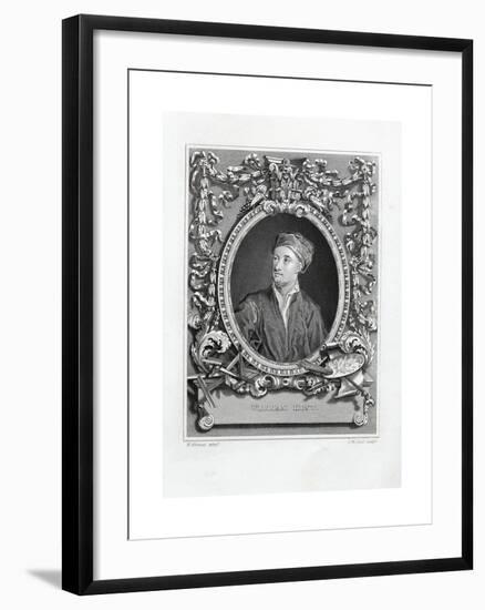 Engraving Print of William Kent-J.W. Cook-Framed Giclee Print