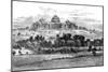 Engraving Showing a Distant View of the Alexandra Palace, Muswell Hill, 1871-null-Mounted Art Print